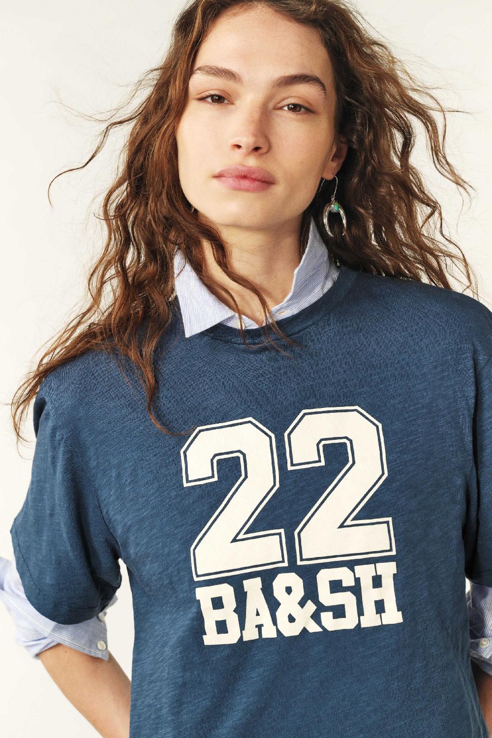 ba&sh T-Shirt Esprit Casual Virgo Navy