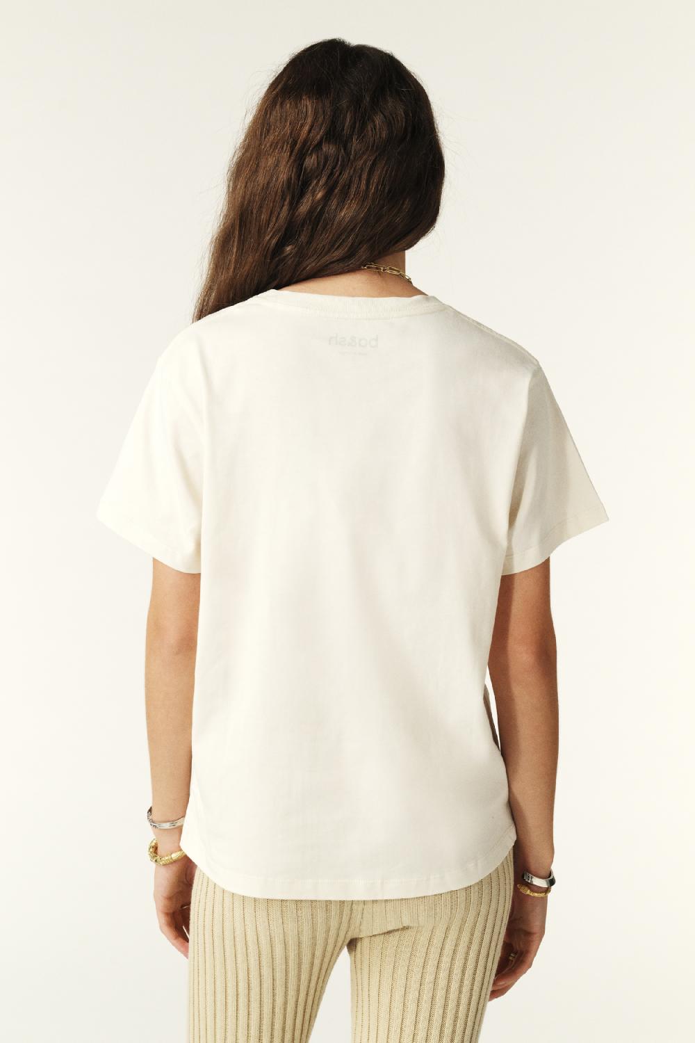 Ba&sh T-Shirt Esprit CollèGe Ioni Blanc Ecru