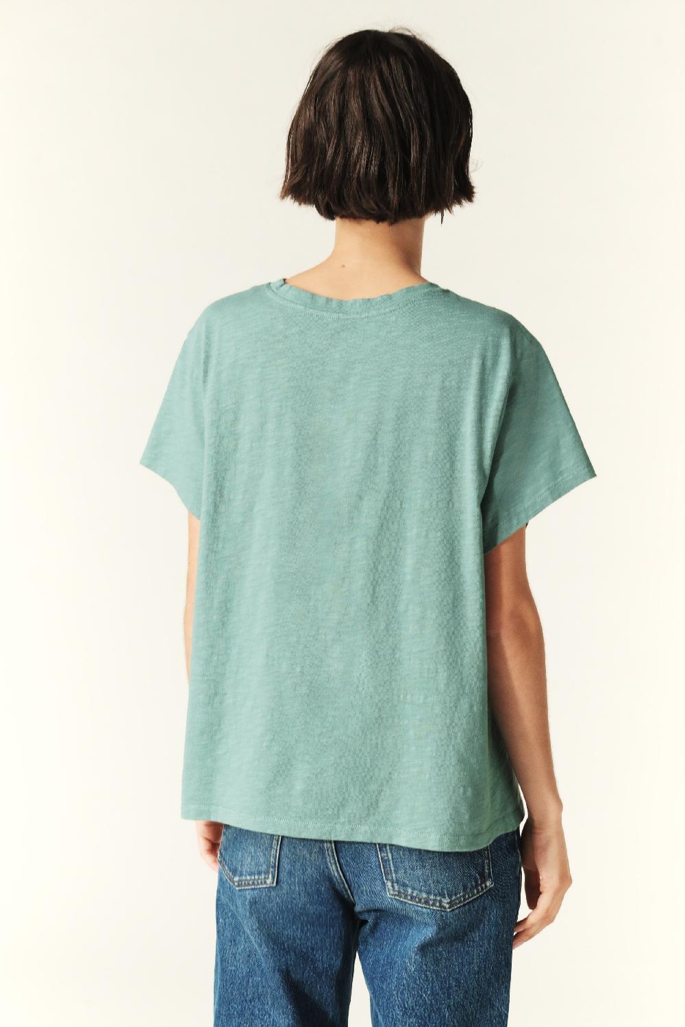 Ba&sh T-Shirt Manches Courtes Mita Vert