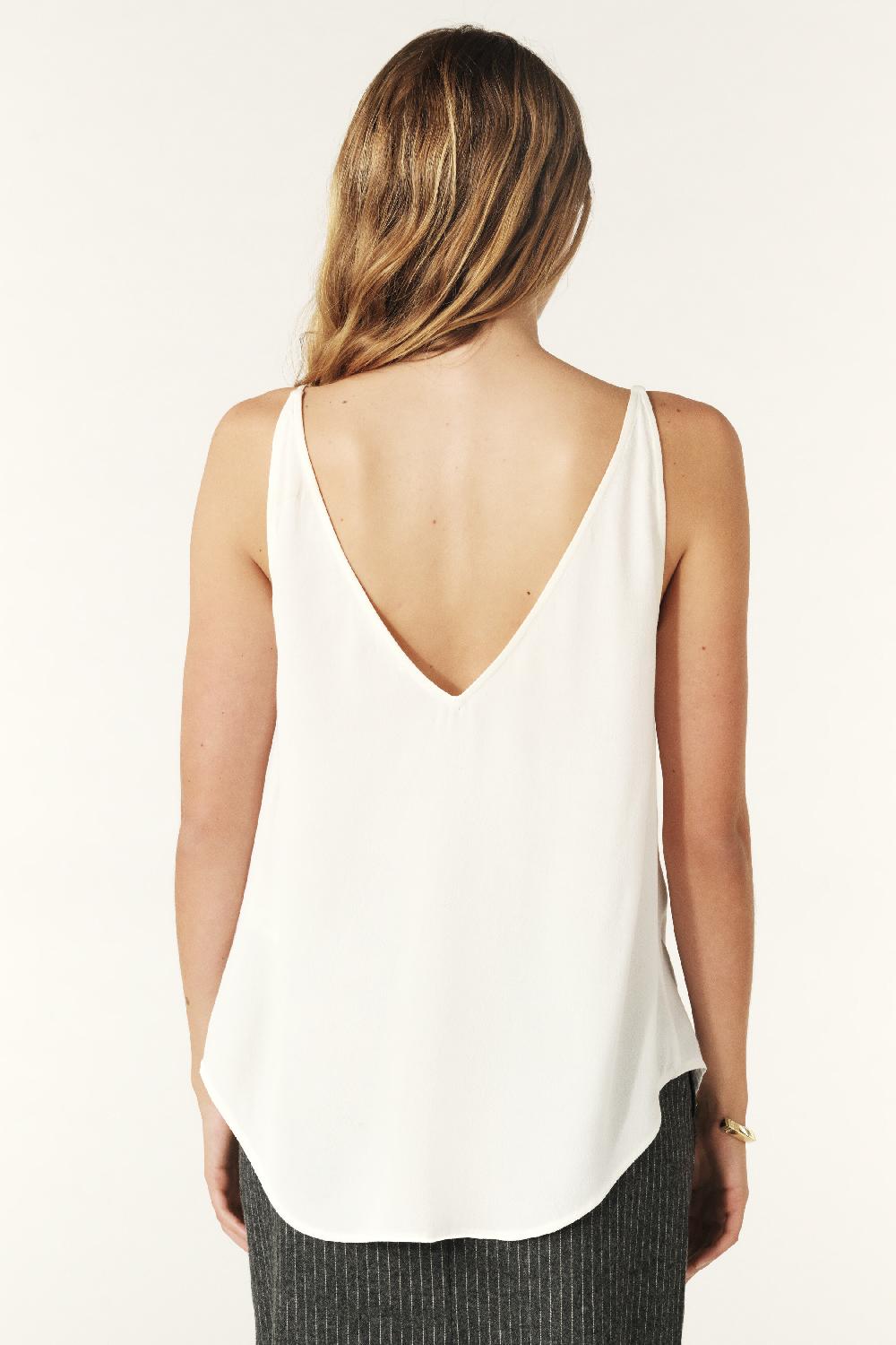 Ba&sh Top Ample Figue Blanc Ecru