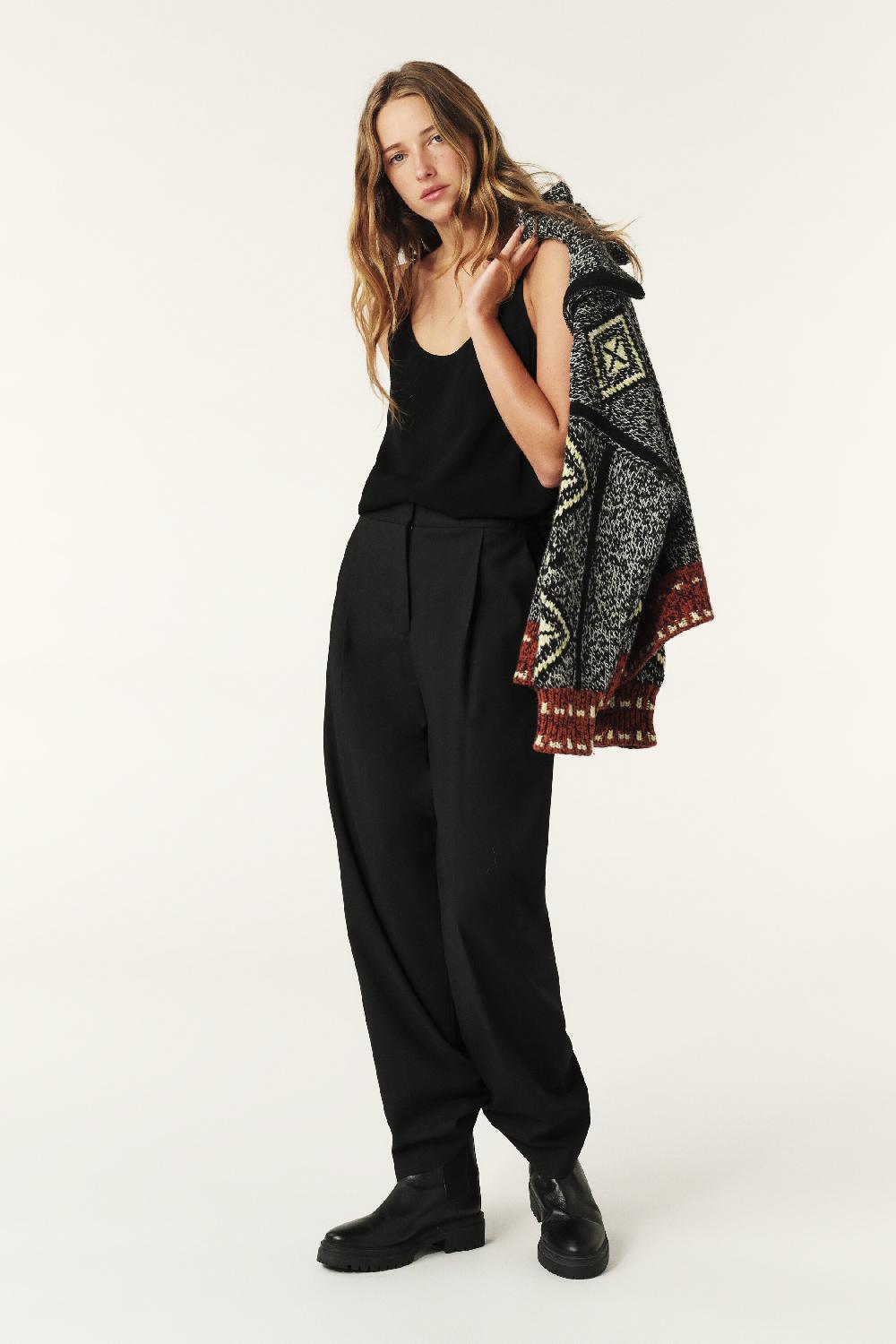 Ba&sh Top Ample Figue Noir