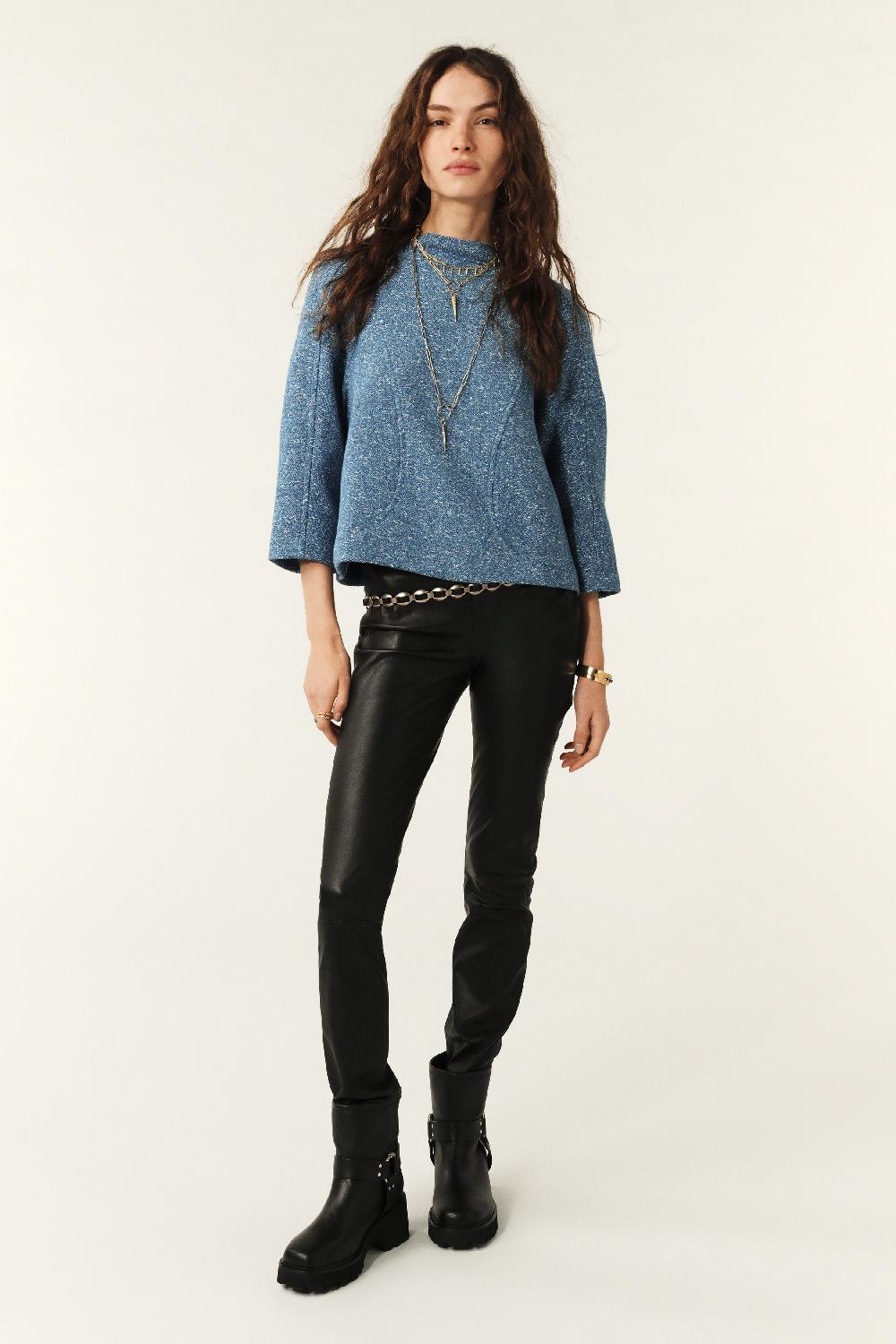 Ba&sh Top Esprit Sweat Loki Bleu