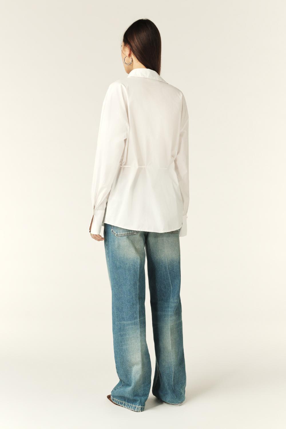 Ba&sh Top Manches Longues Aply Blanc