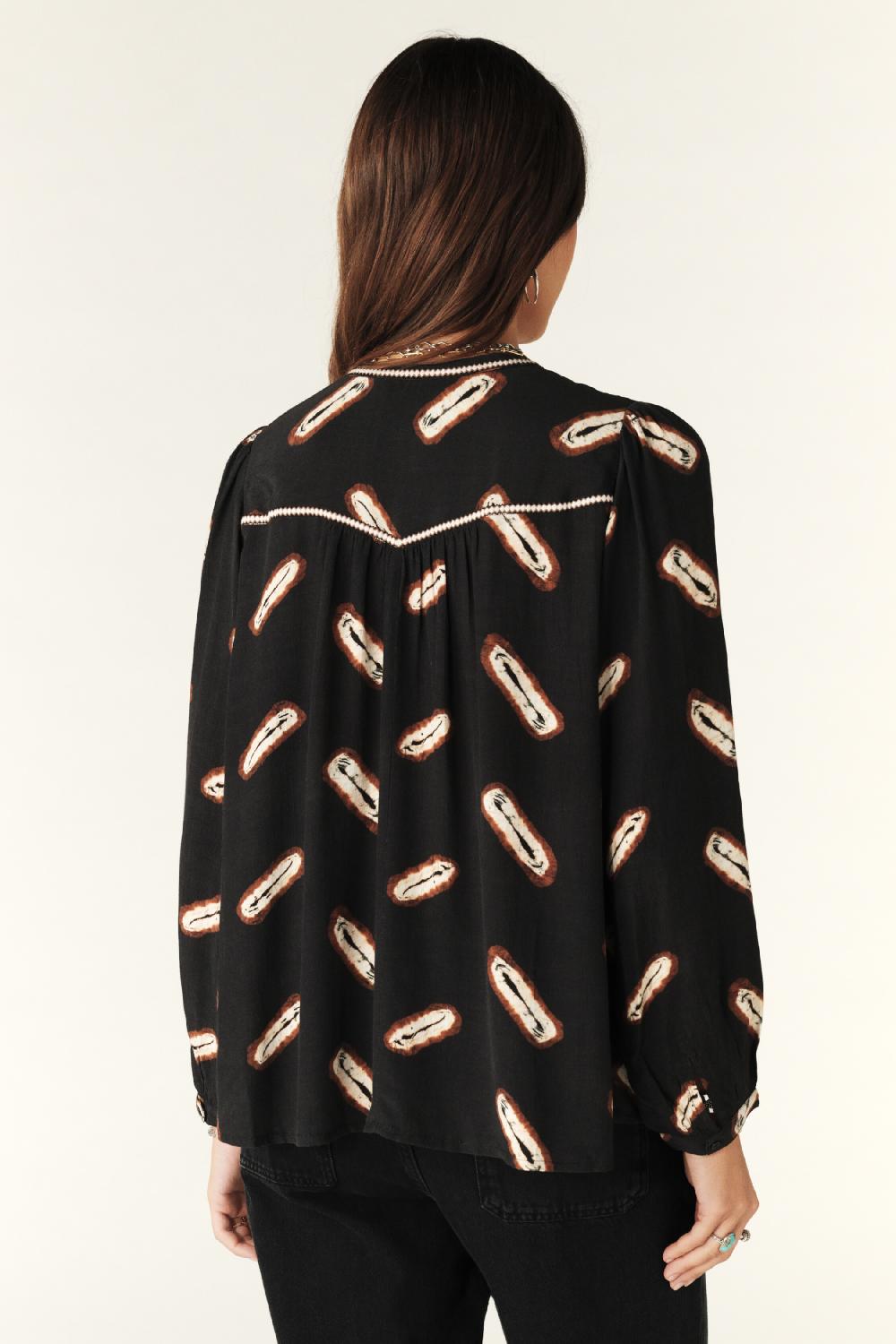 Ba&sh Top Manches Longues Capella Noir