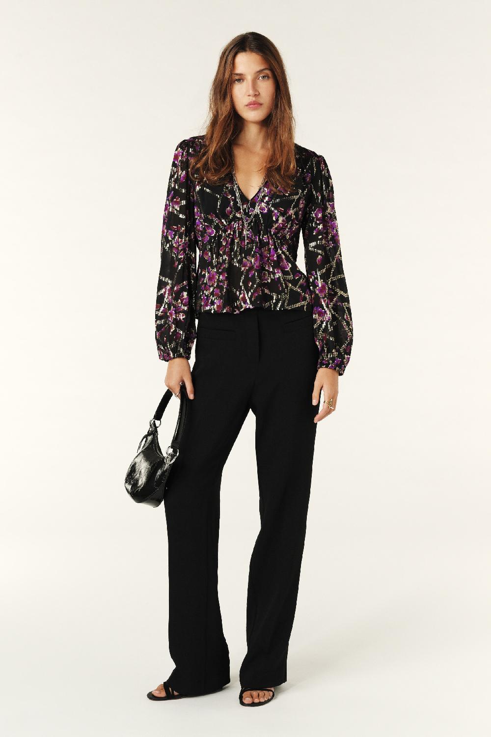 Ba&sh Top Manches Longues Divine Noir