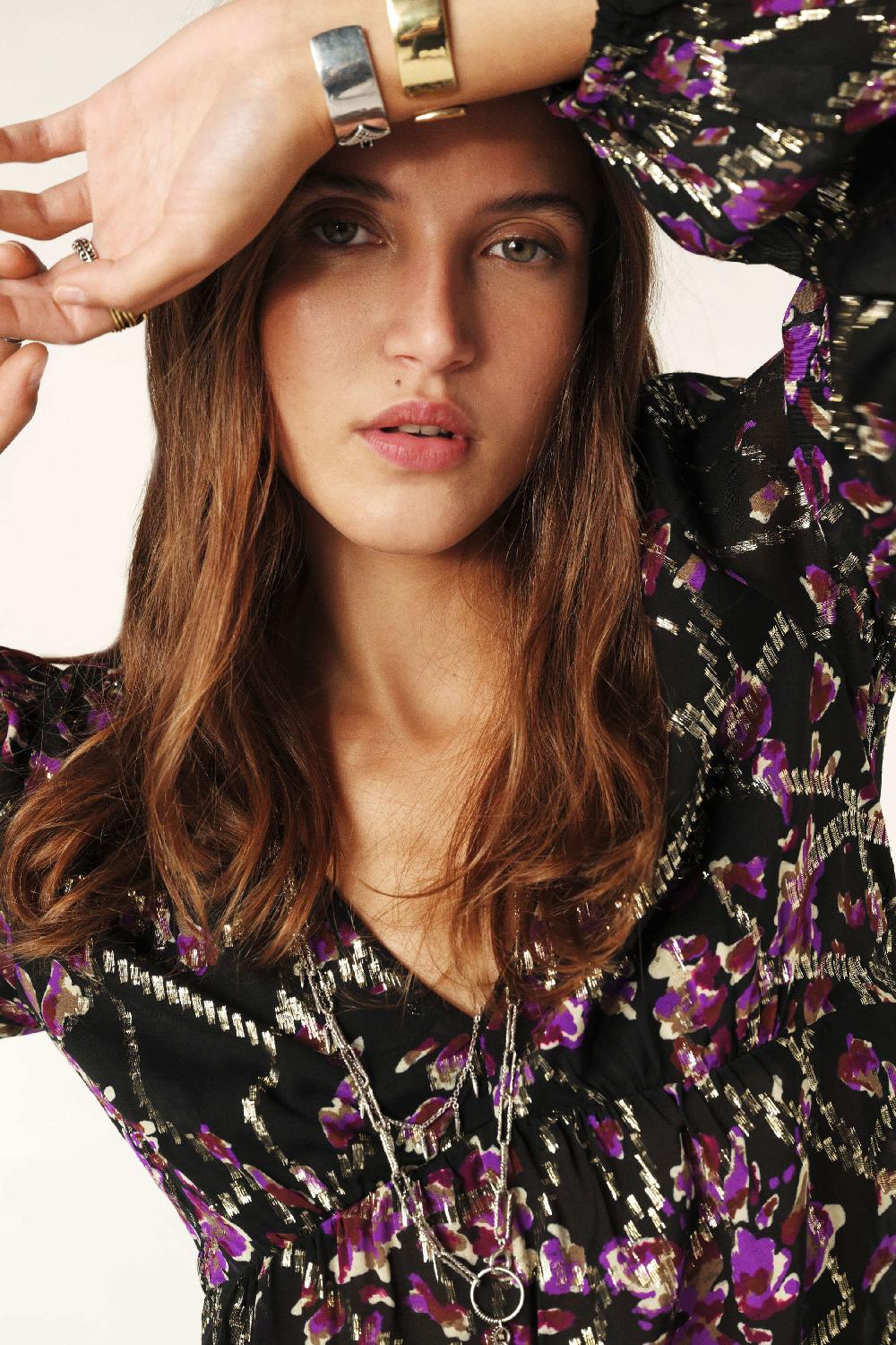 Ba&sh Top Manches Longues Divine Noir