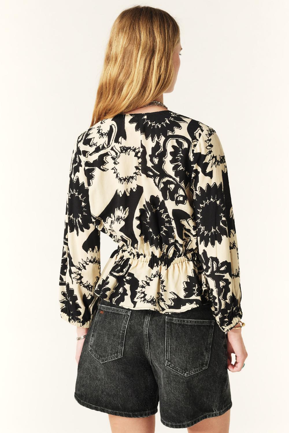 Ba&sh Top Manches Longues Filea Noir