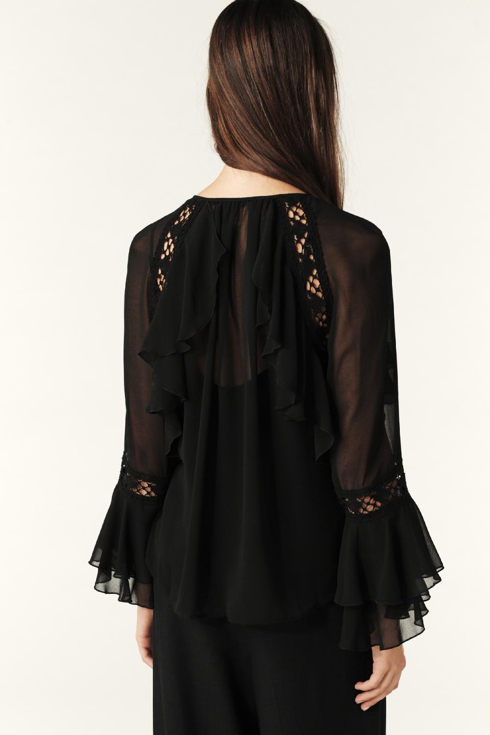 Ba&sh Top Manches Longues Mena Noir