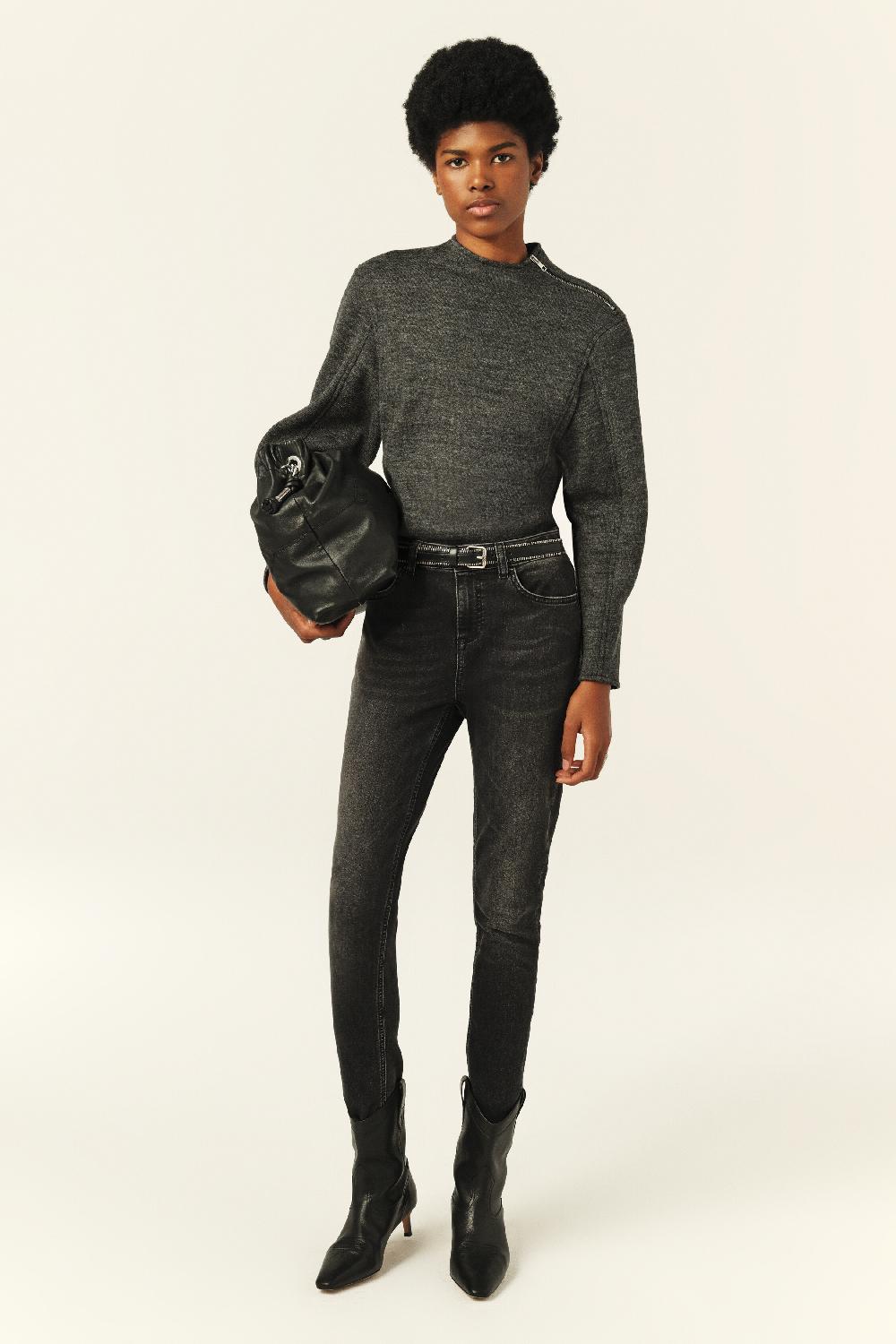 Ba&sh Top Manches Longues Myra Gris