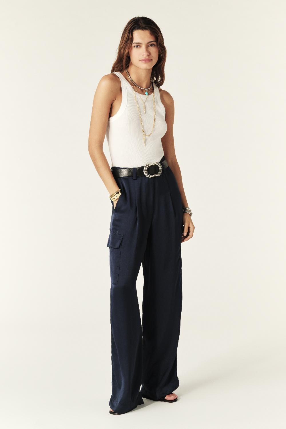 Ba&sh Top Sans Manches Cynda Blanc