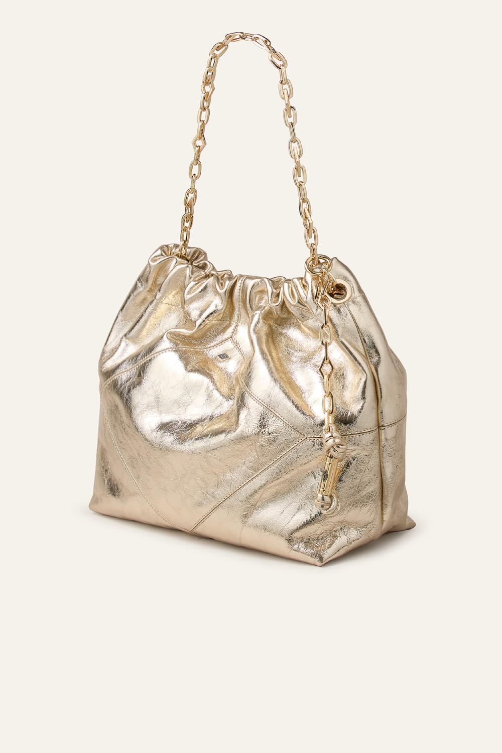 Ba&sh Tote Bag En Cuir June Ecru