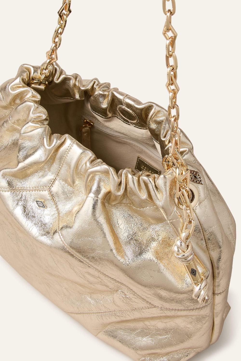 Ba&sh Tote Bag En Cuir June Ecru