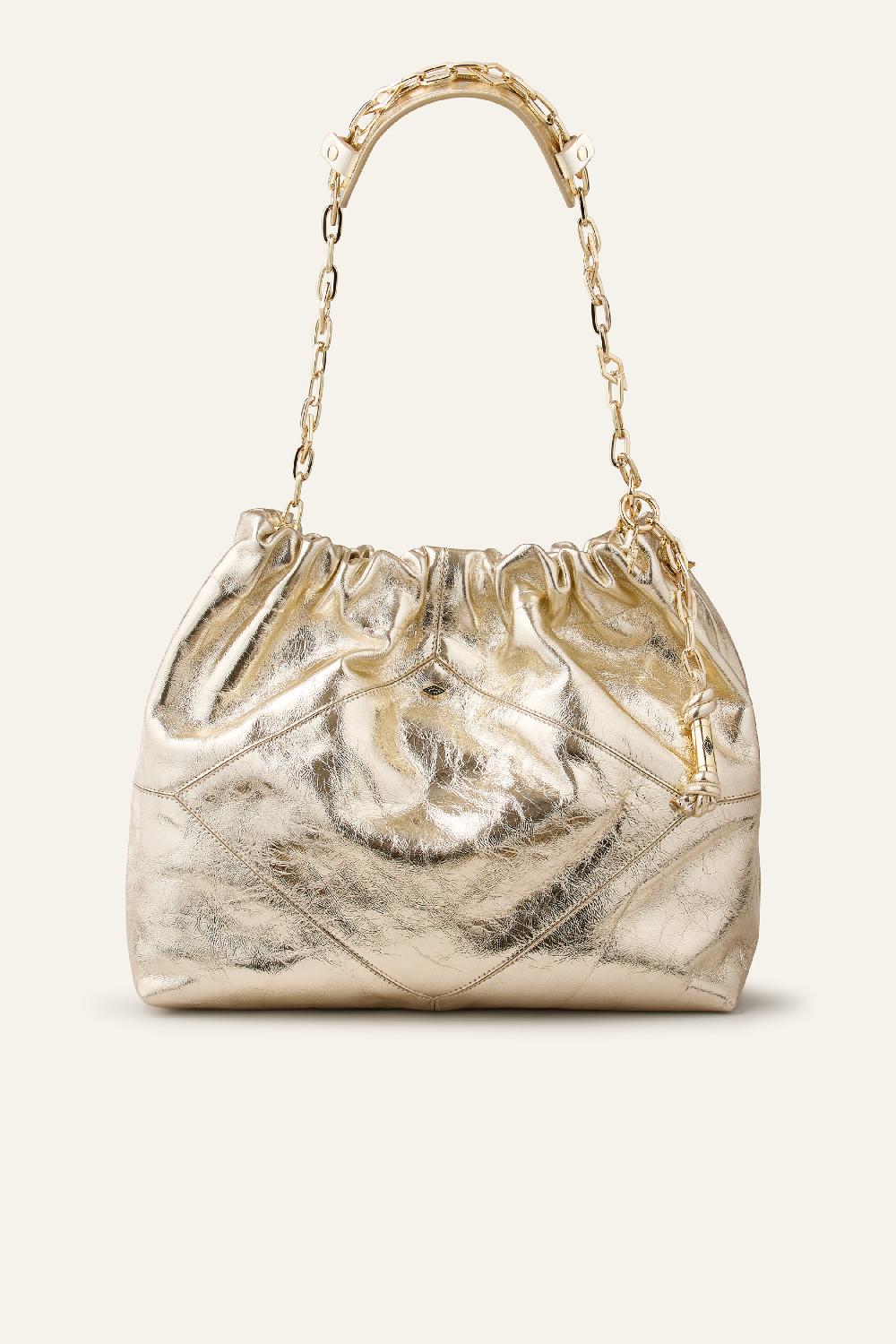 ba&sh Tote Bag En Cuir June Ecru