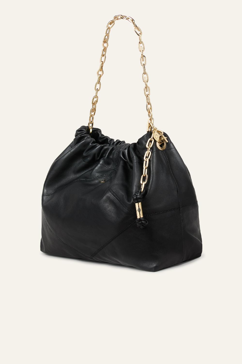 Ba&sh Tote Bag En Cuir Tote Noir