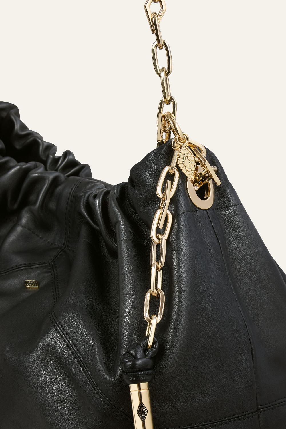 Ba&sh Tote Bag En Cuir Tote Noir