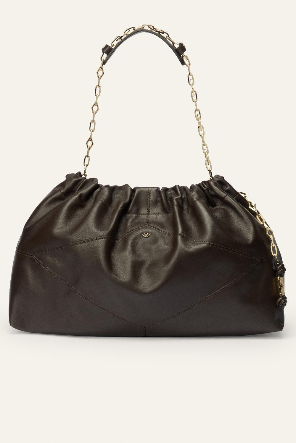 ba&sh Tote Bag Xl June Chocolat