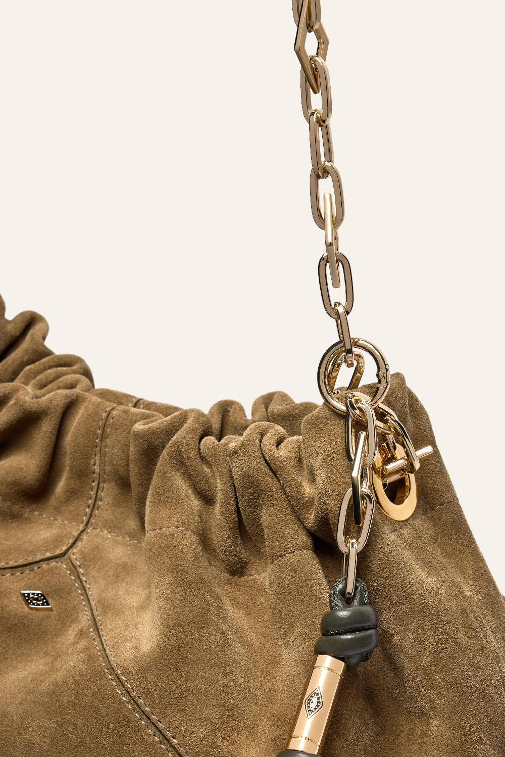 Ba&sh Tote Rectangulaire Grand Format June Kaki