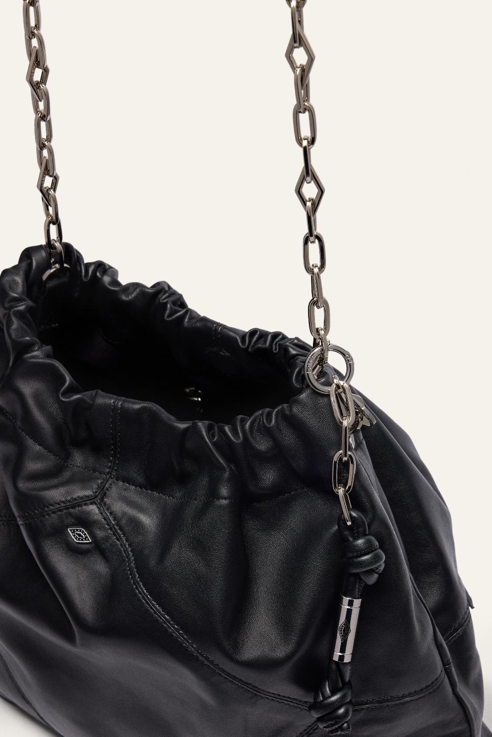 Ba&sh Tote Rectangulaire Grand Format June Noir