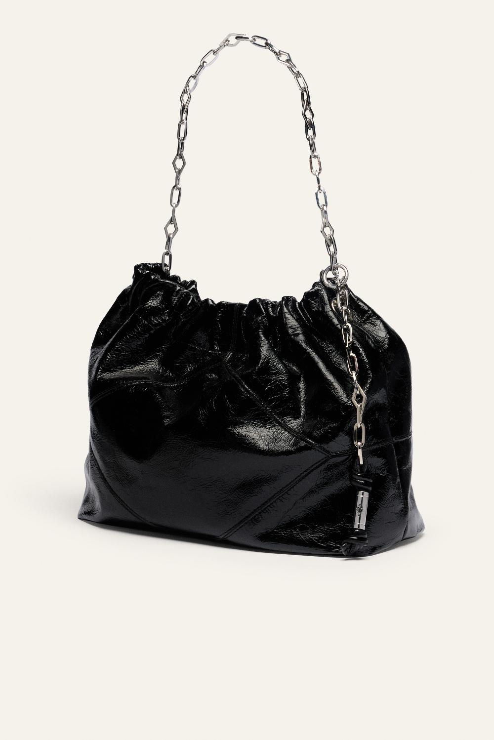 Ba&sh Tote Rectangulaire Grand Format June Noir