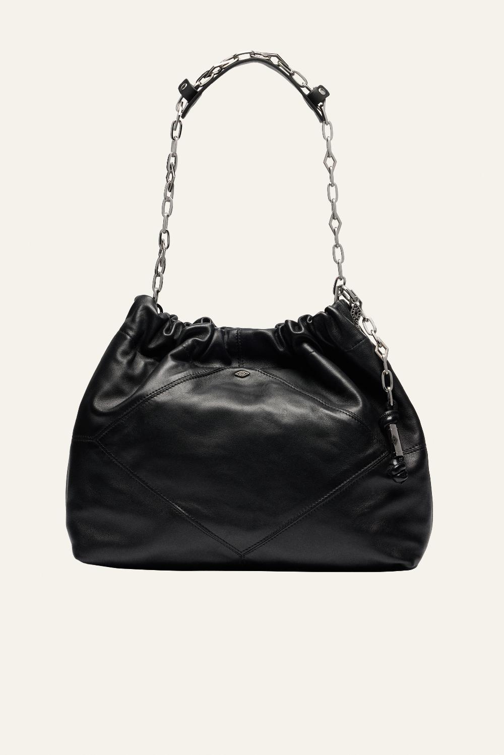 ba&sh Tote Rectangulaire Grand Format June Noir