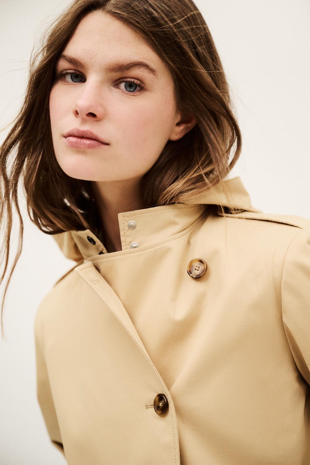 Ba&sh Trench Court Thym Beige