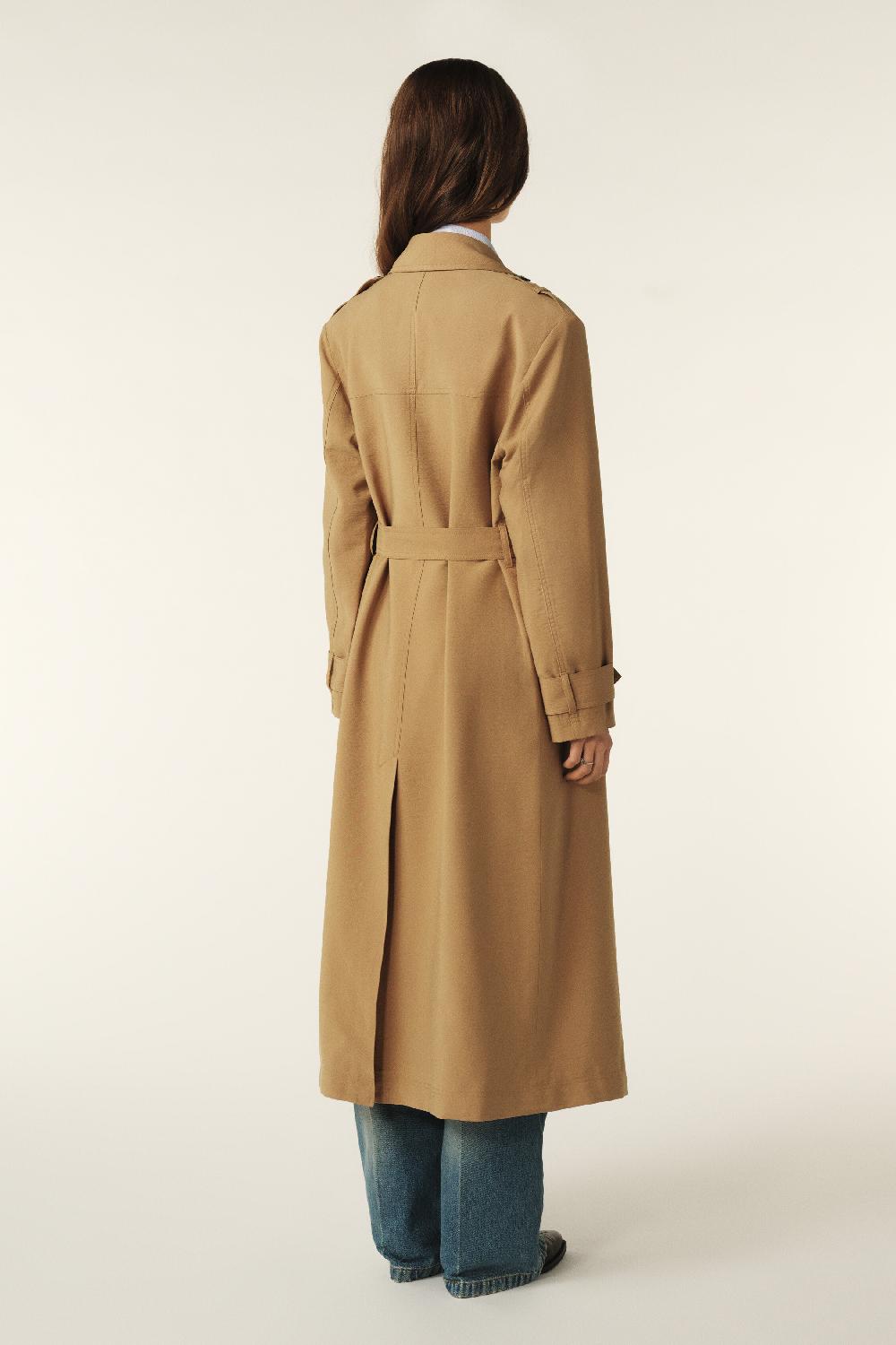 Ba&sh Trench Long Nana Beige