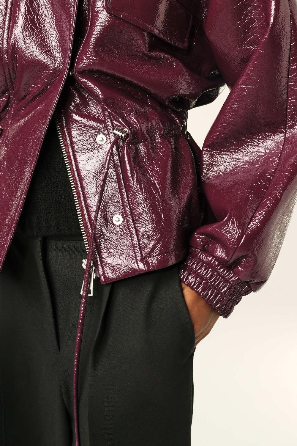 Ba&sh Veste AjustéE Malou Rouge