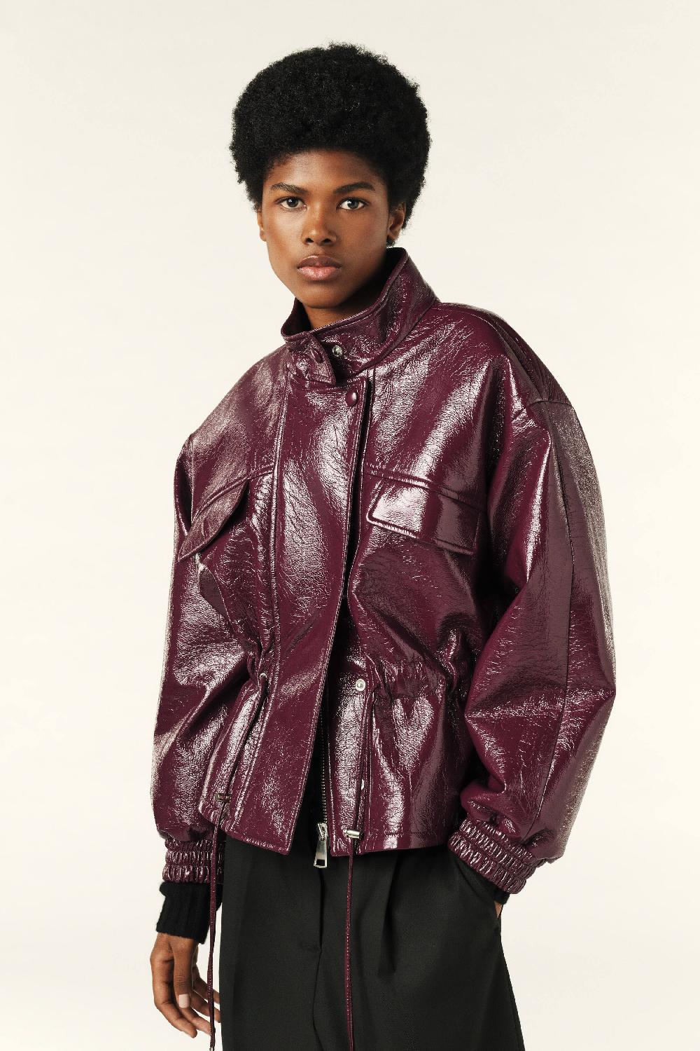 Ba&sh Veste AjustéE Malou Rouge