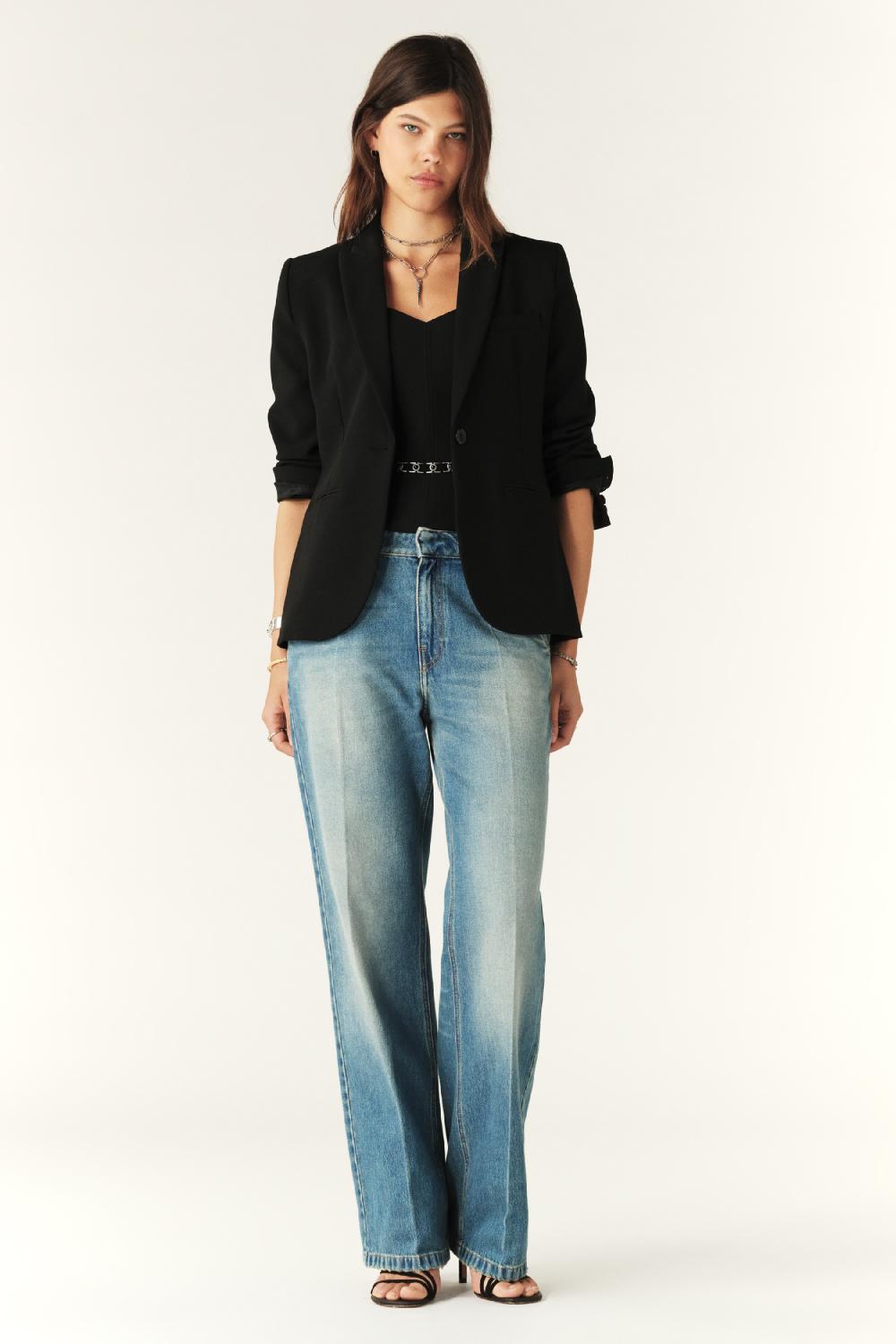 Ba&sh Veste CintréE Coleene Noir