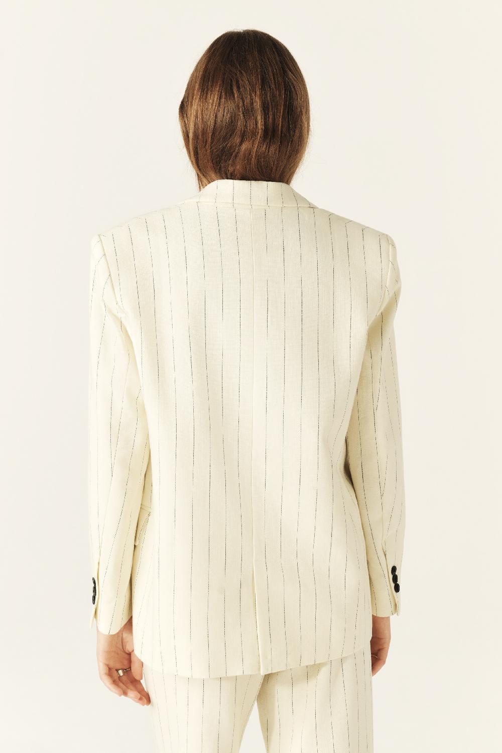 Ba&sh Veste De Costume Epona Blanc Ecru