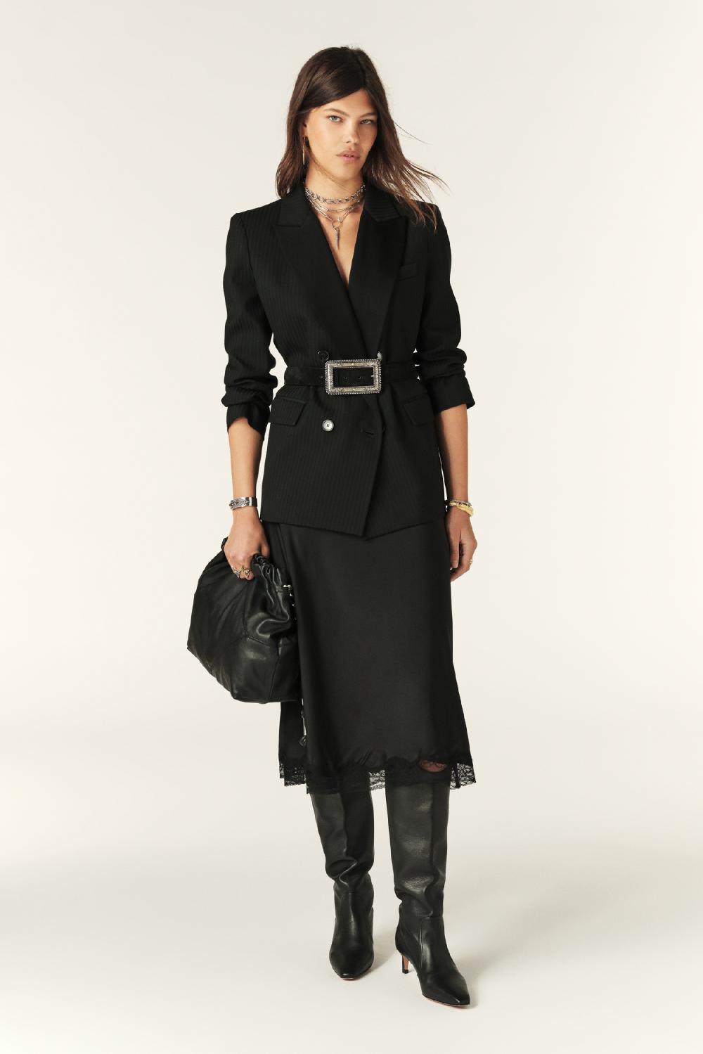 Ba&sh Veste De Smoking Shawn Noir