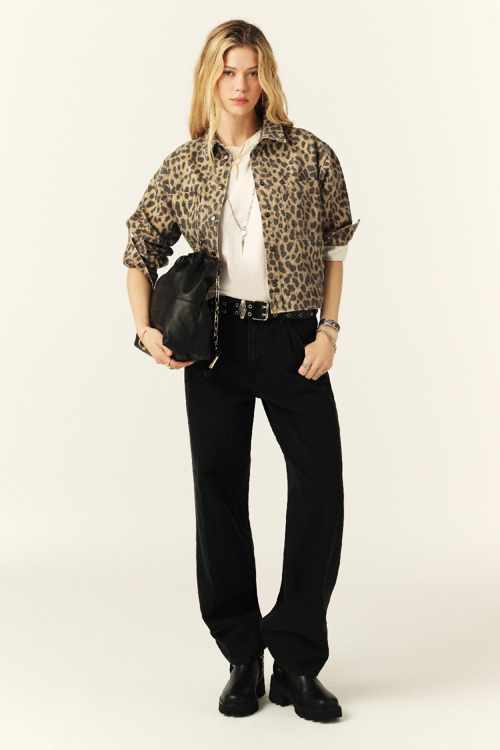 Ba&sh Veste Forme Loose Timotee Beige