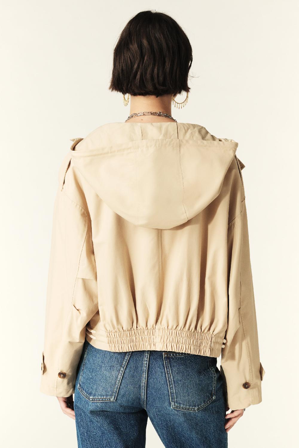 Ba&sh Veste ImperméAble Torry Beige