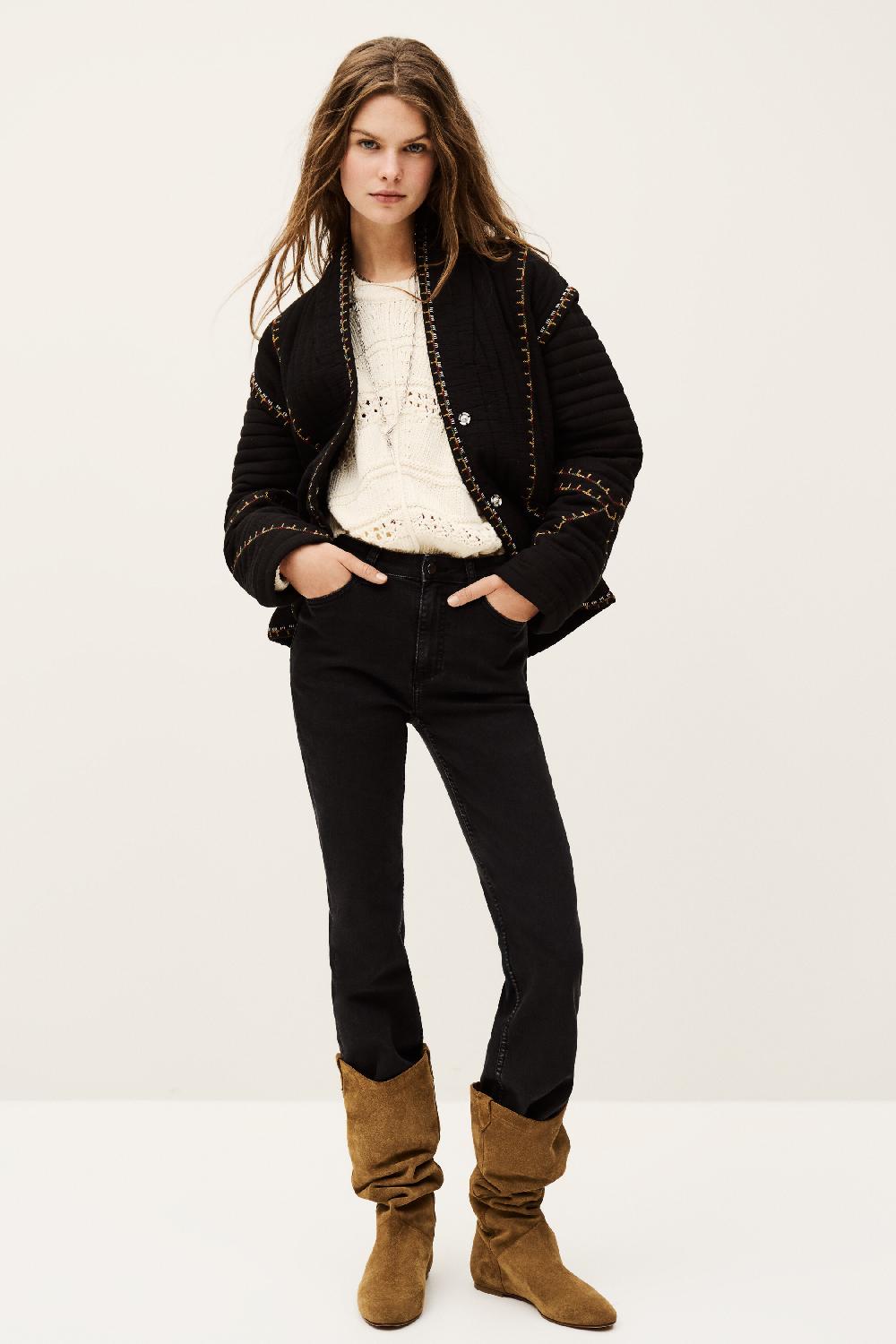 Ba&sh Veste Manches Longues Cliago Noir