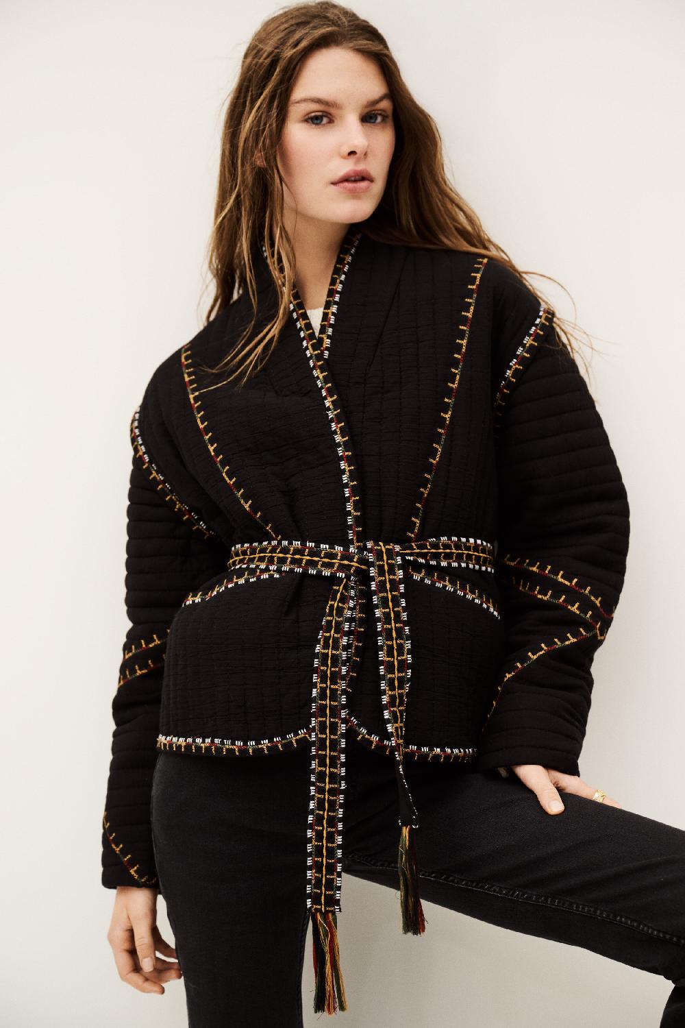 ba&sh Veste Manches Longues Cliago Noir