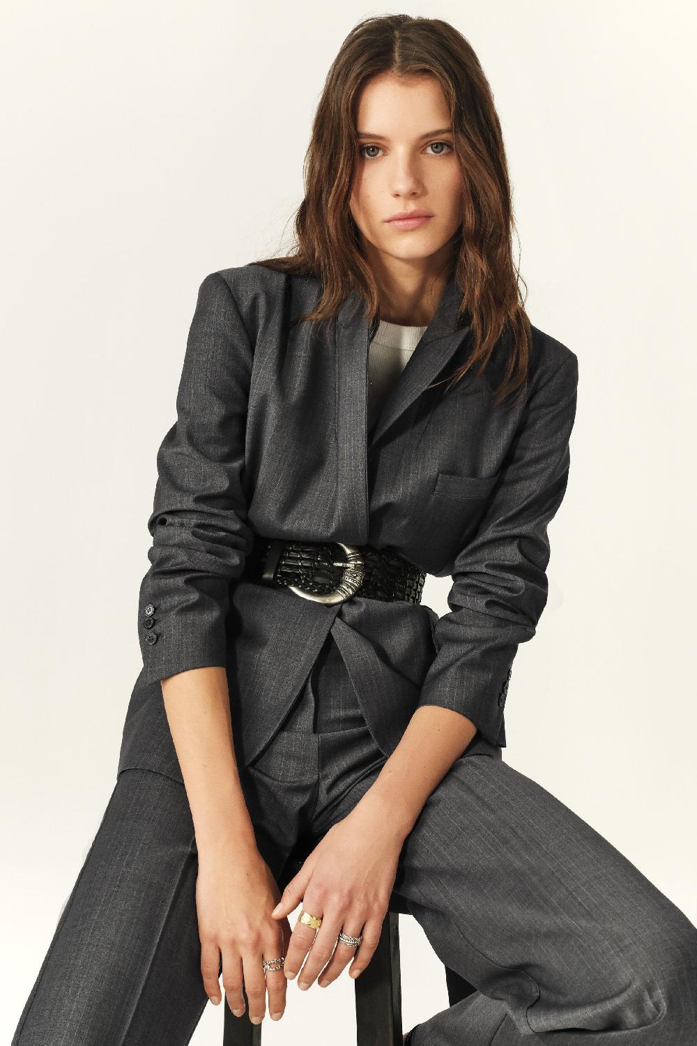 ba&sh Veste Manches Longues Payne Gris