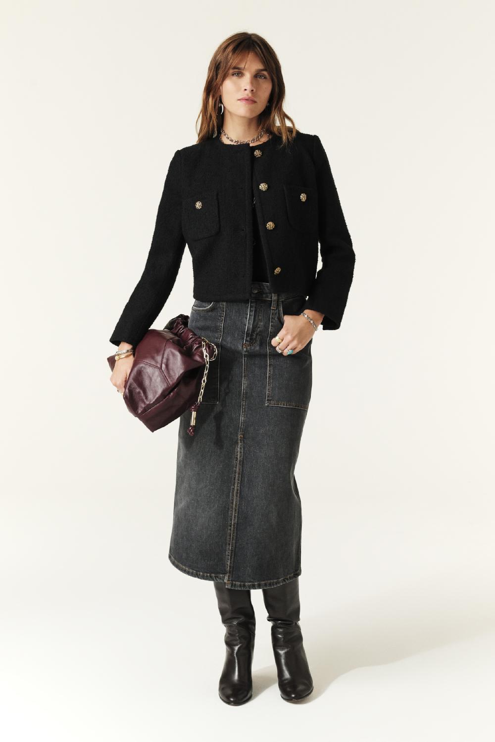 Ba&sh Veste Meredith Noir