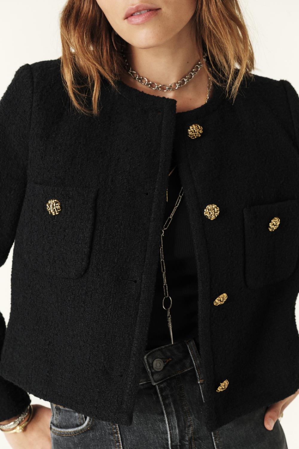 Ba&sh Veste Meredith Noir