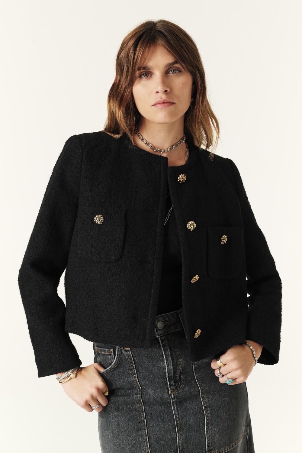 Ba&sh Veste Meredith Noir