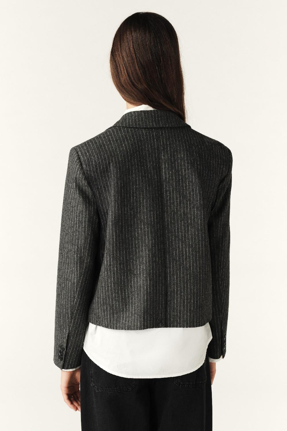 Ba&sh Veste StructuréE Accept Gris