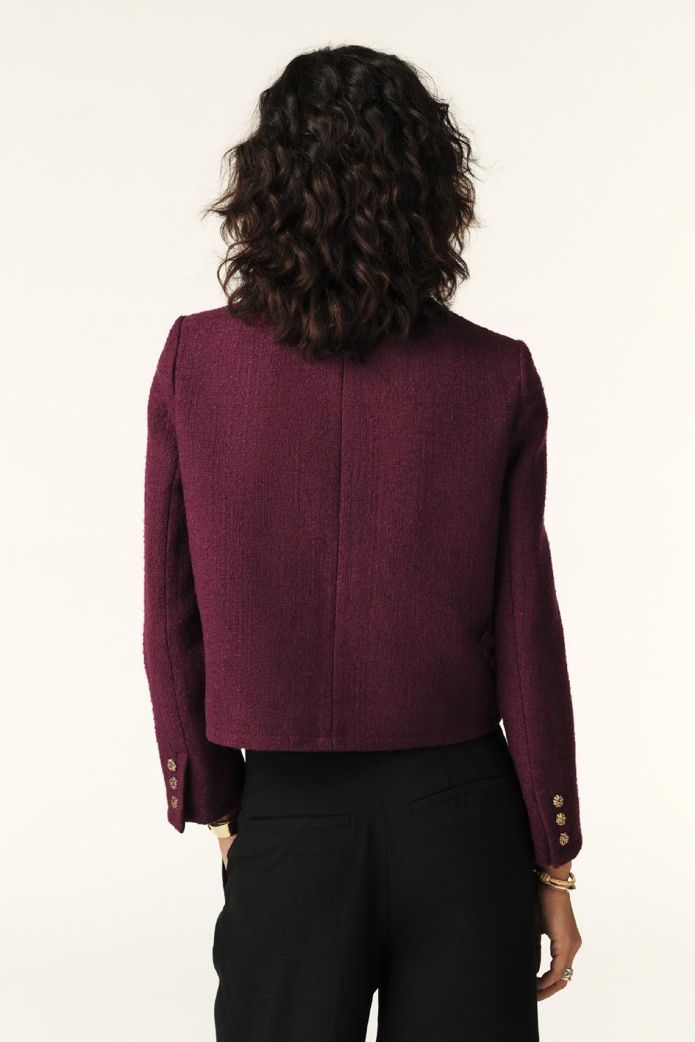 Ba&sh Veste StructuréE Meredith Rouge