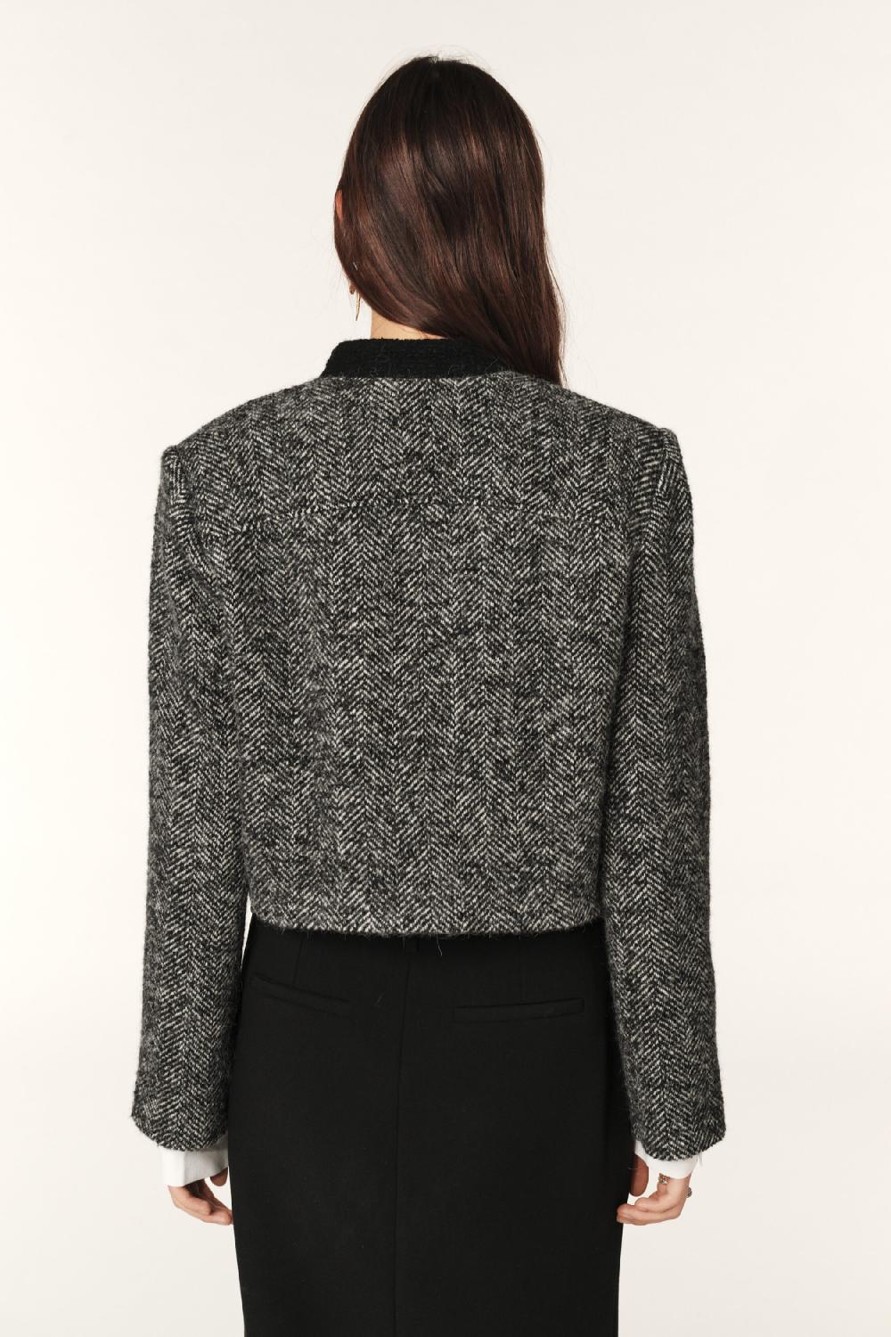 Ba&sh Veste StructuréE Talya Gris