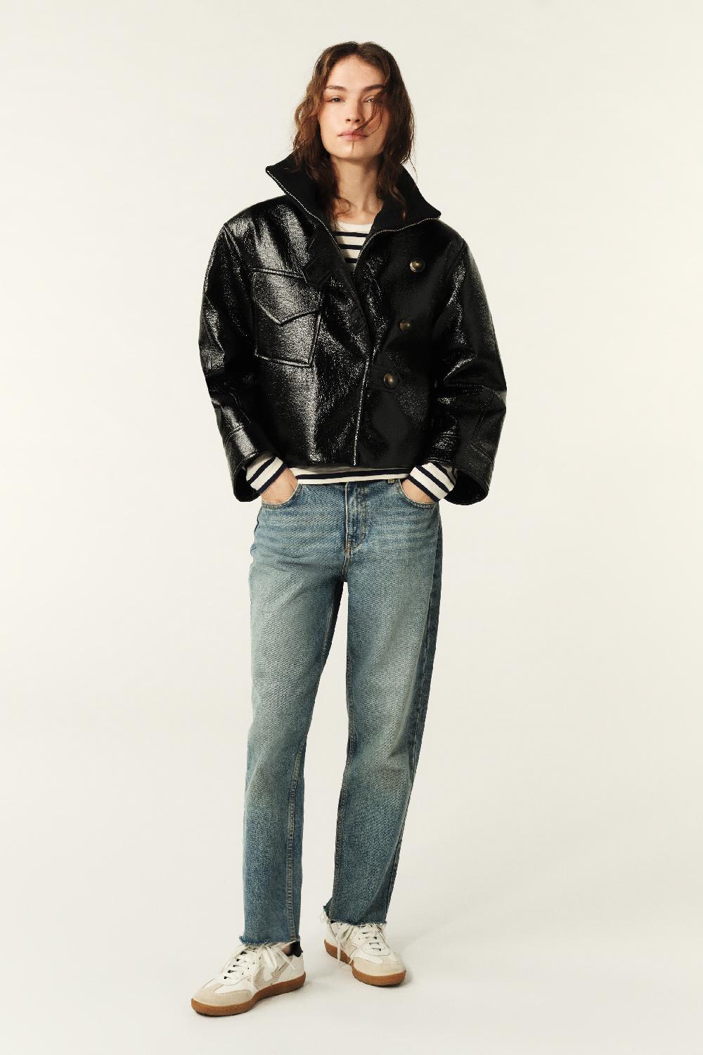 Ba&sh Veste ZippéE Morina Noir