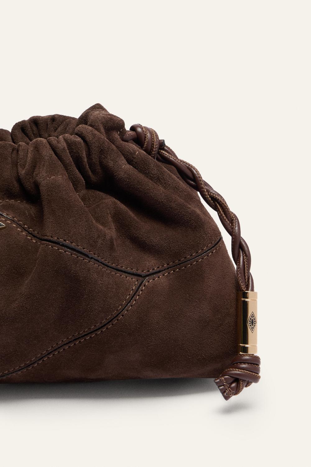 Ba&sh Tote Rectangulaire Grand Format June Chocolat