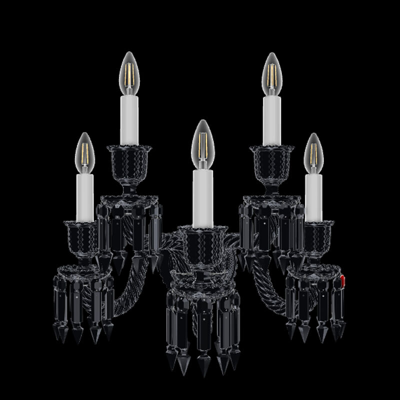baccarat Applique Zénith Noir (5L)