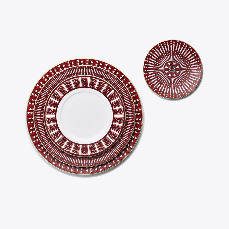 Baccarat Assiettes Creuses Arcadia Rouge X2