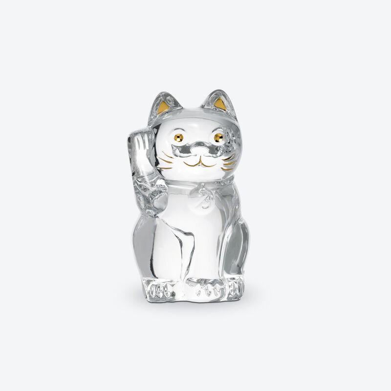 baccarat Figurine Chat Maneki Neko S