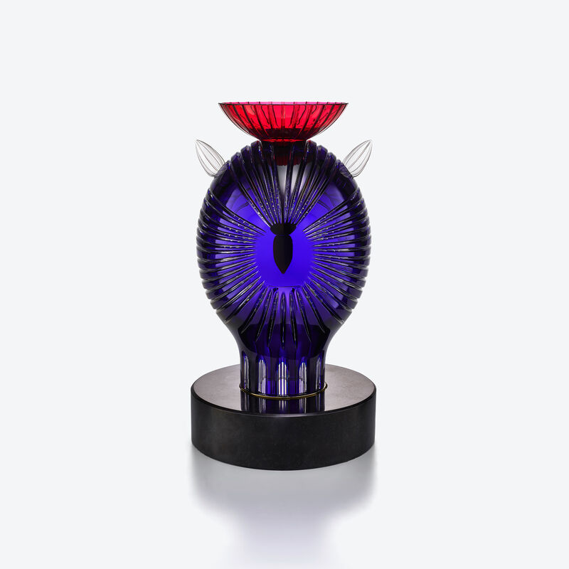 Baccarat Sculpture Hibou Faunacrystopolis