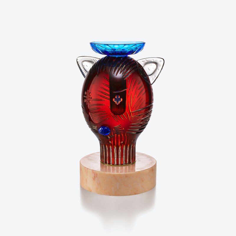 Baccarat Sculpture Renard Faunacrystopolis