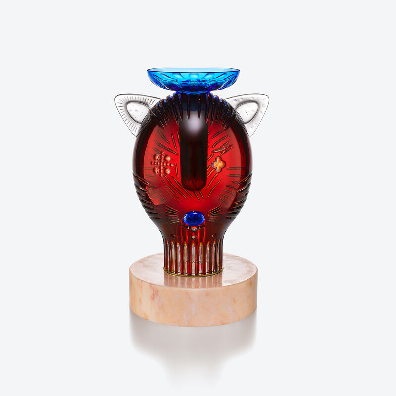 baccarat Sculpture Renard Faunacrystopolis